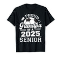 Proud Grandpa 2025 Senior Graduate T-Shirt - Custom Art Print Men Women - T-Shirt, Sweatshirt, Hoodie