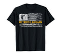 Usa Flag Retired Electric Cable T-Shirt - Aesthetic Graphic Men Women - T-Shirt, Sweatshirt, Hoodie