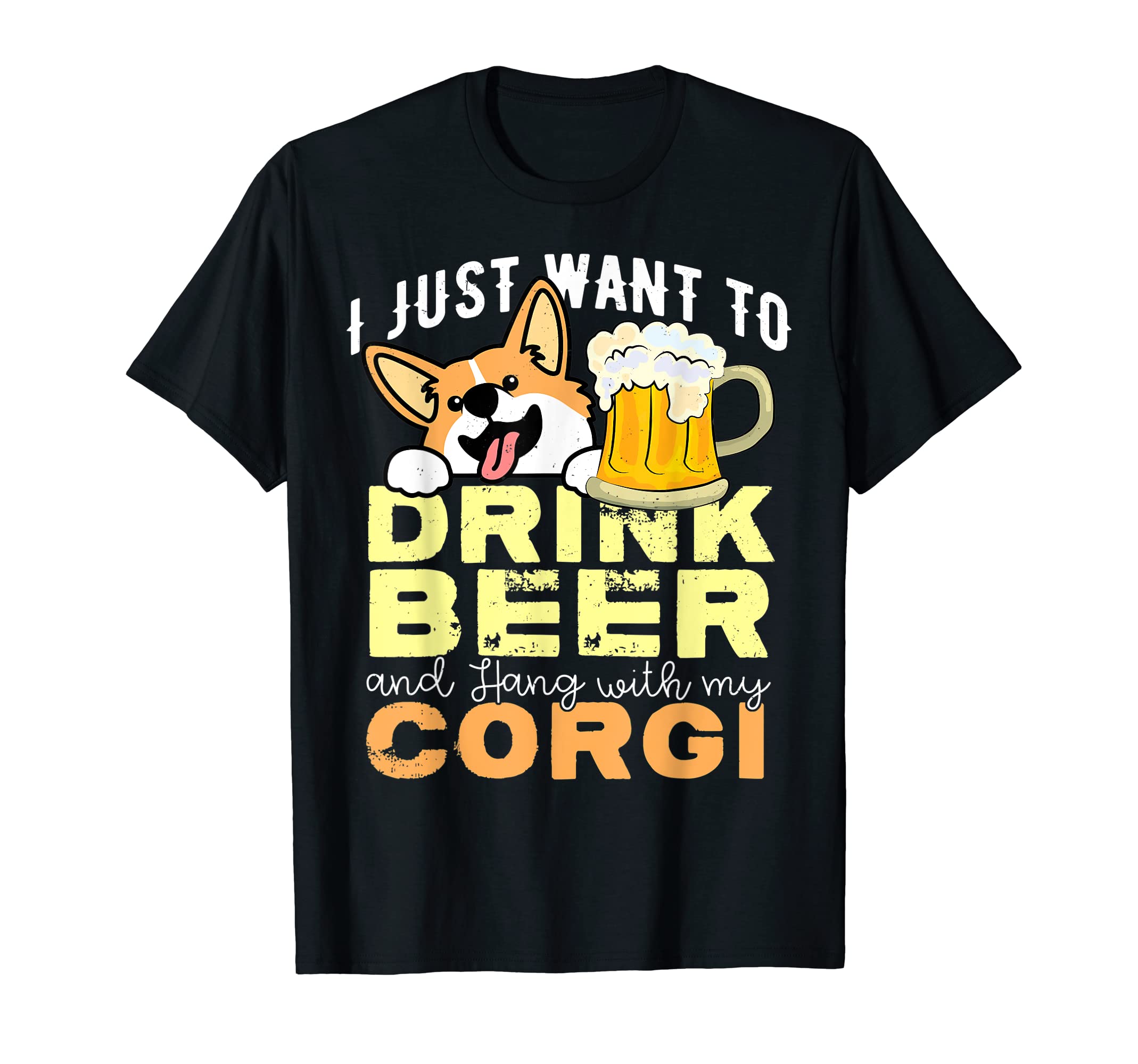 Corgi Dad Funny Fathers Day Dog T-Shirt - Casual Everyday Wear Unisex - T-Shirt, Sweatshirt, Hoodie