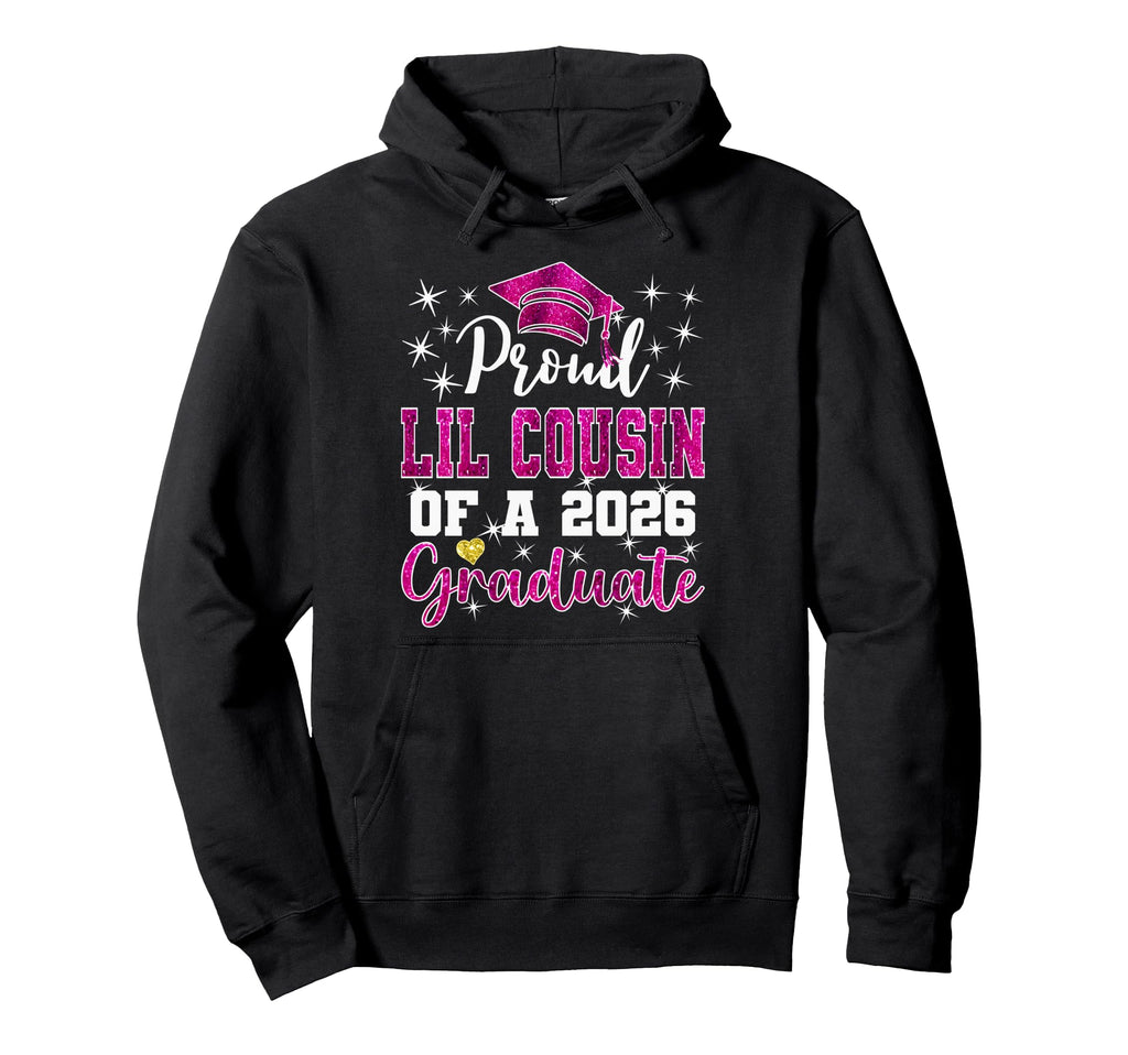 Super Proud Little Cousin 2026 Graduate Hoodie - Minimalist Print Unisex - T-Shirt, Sweatshirt, Hoodie