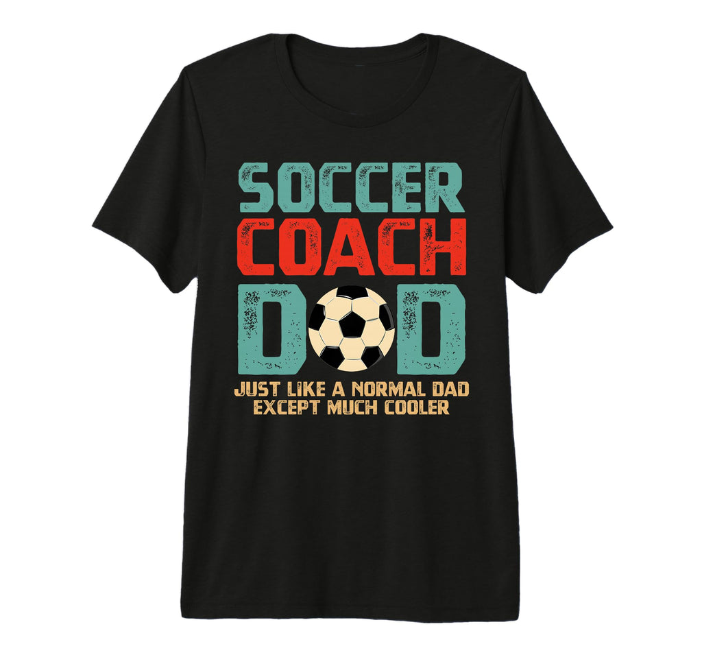 Soccer Coach Dad Tri Blend T-Shirt - Novelty Apparel for Adults - T-Shirt, Sweatshirt, Hoodie