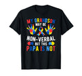 My Grandson Proud Autism Papa T-Shirt - Casual Everyday Wear Men Women - T-Shirt, Sweatshirt, Hoodie