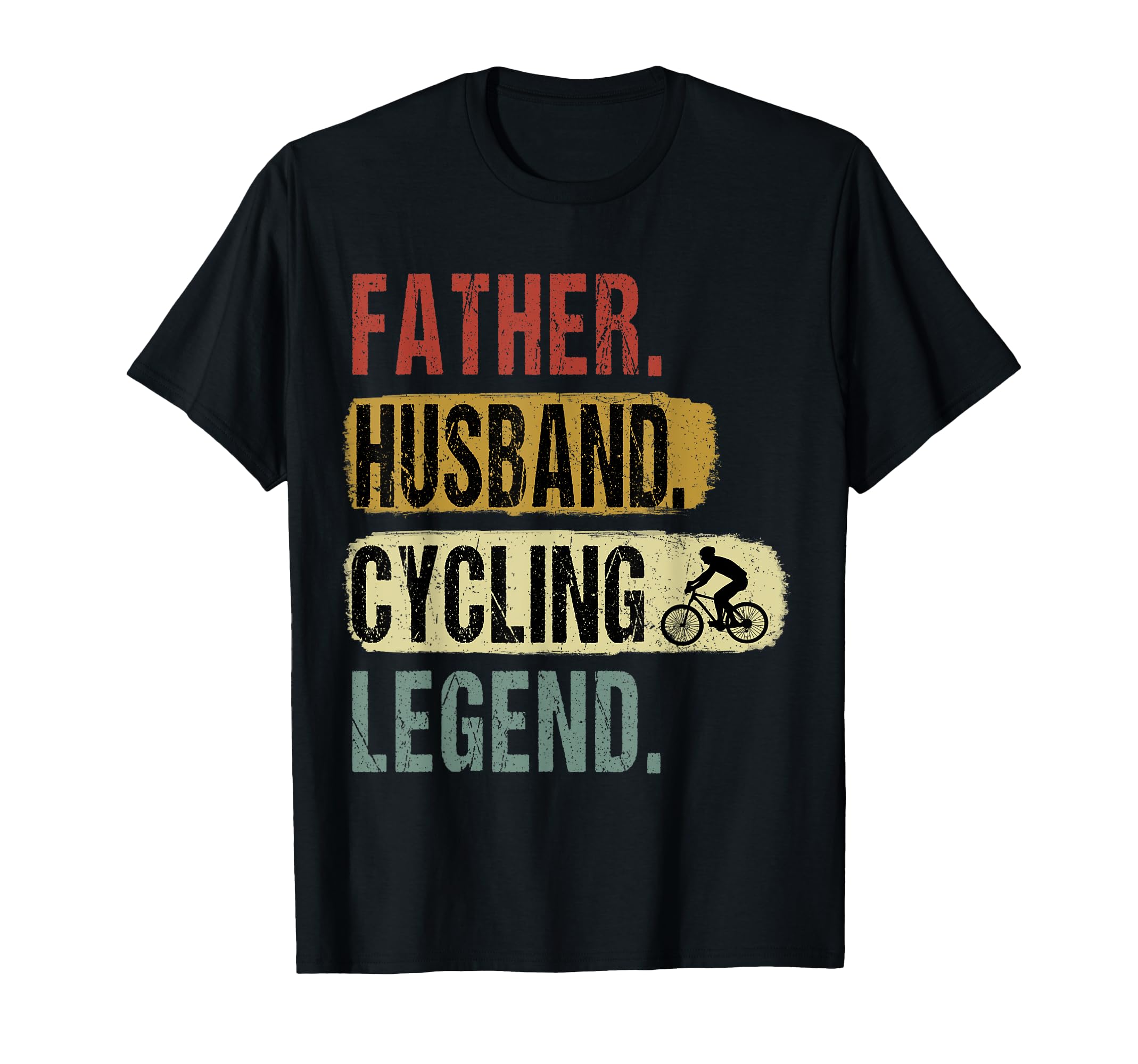 Father Husband Cycling Legend T-Shirt - Aesthetic Graphic for Adults - T-Shirt, Sweatshirt, Hoodie