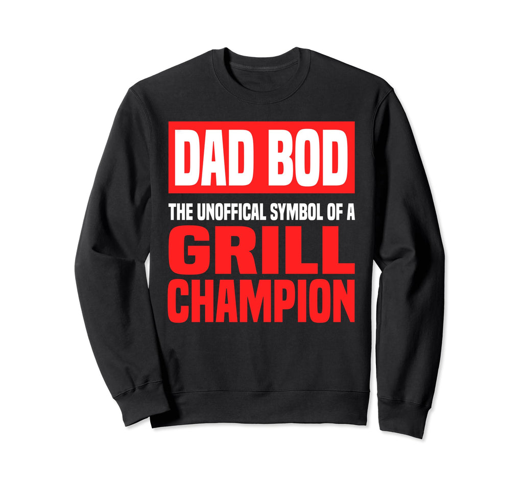 Dad Bod Funny Grill Lover Bbq Dad Sweatshirt - Custom Art Print Unisex - T-Shirt, Sweatshirt, Hoodie