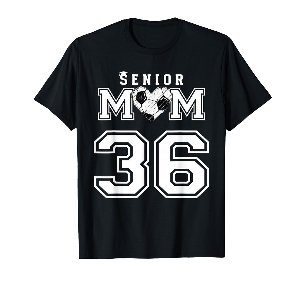 Proud Senior Soccer Mom Custom Jersey T-Shirt - Graphic Print for Adults - T-Shirt, Sweatshirt, Hoodie
