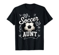 Soccer Aunt Heart Football Game Day T-Shirt - Custom Art Print Unisex - T-Shirt, Sweatshirt, Hoodie
