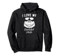 I Love My Bearded Uncle Hoodie - Minimalist Print for Adults - T-Shirt, Sweatshirt, Hoodie
