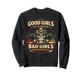 Motorcycle Biker Female Good Sweatshirt - Graphic Print for Adults - T-Shirt, Sweatshirt, Hoodie