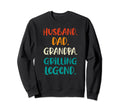 Funny Husband Dad Grandpa Grilling Sweatshirt - Custom Art Print Unisex - T-Shirt, Sweatshirt, Hoodie