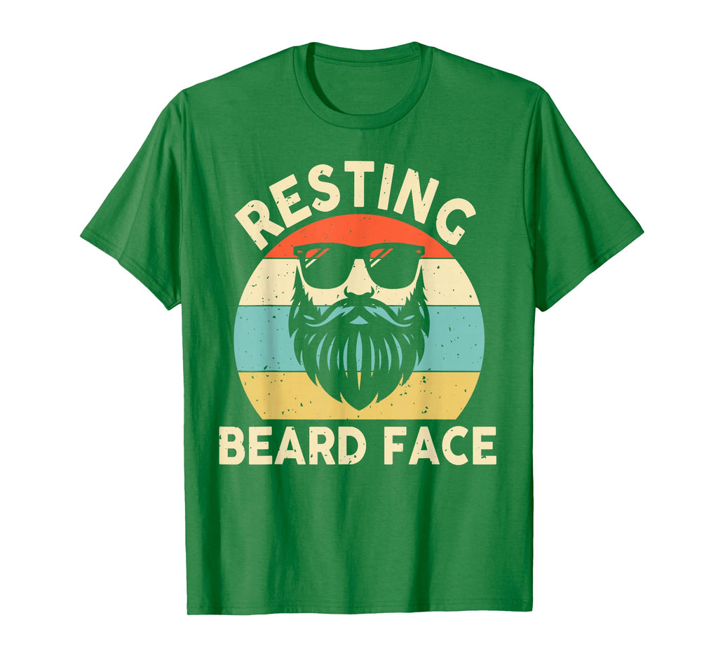 Beard Dad Grandpa Resting Beard Face T-Shirt - Aesthetic Graphic Men Women - T-Shirt, Sweatshirt, Hoodie