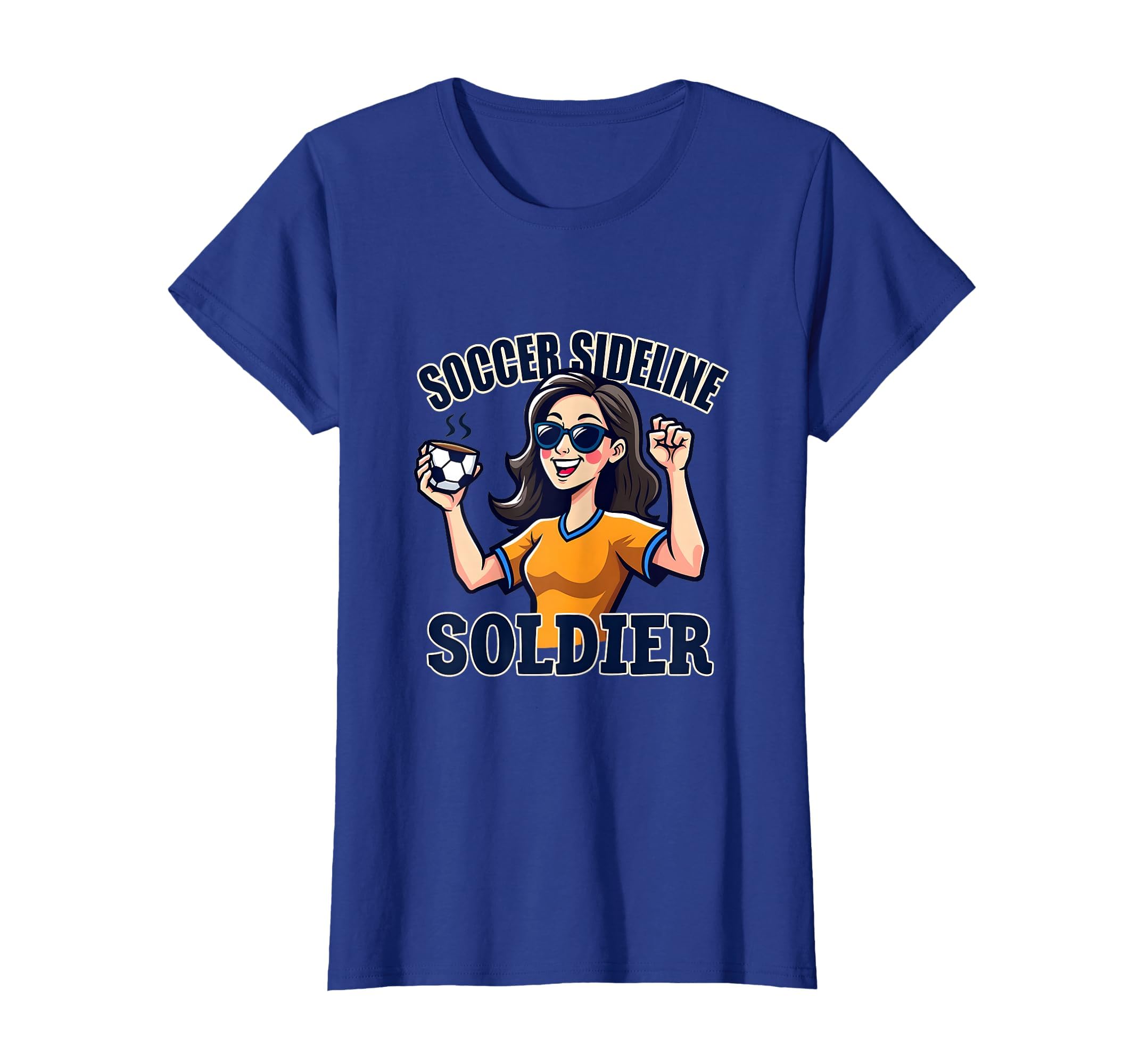 Soccer Sideline Soldier Soccer Mom T-Shirt - Trendy Graphic Men Women - T-Shirt, Sweatshirt, Hoodie