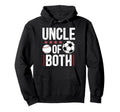 Uncle Both Baseball Soccer Uncle Hoodie - Casual Everyday Wear for Adults - T-Shirt, Sweatshirt, Hoodie