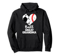 Ball Great Grandma Heart Funny Soccer Hoodie - Graphic Print Unisex - T-Shirt, Sweatshirt, Hoodie