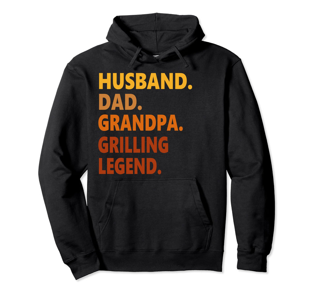 Funny Husband Dad Grandpa Grilling Hoodie - Minimalist Print Men Women - T-Shirt, Sweatshirt, Hoodie