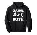 Grandpa Both Funny Soccer Volleyball Hoodie - Unique Graphic Men Women - T-Shirt, Sweatshirt, Hoodie