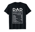 Funny Mens Fathers Day Dad Nutrition Facts T-Shirt - Graphic Print Unisex - T-Shirt, Sweatshirt, Hoodie