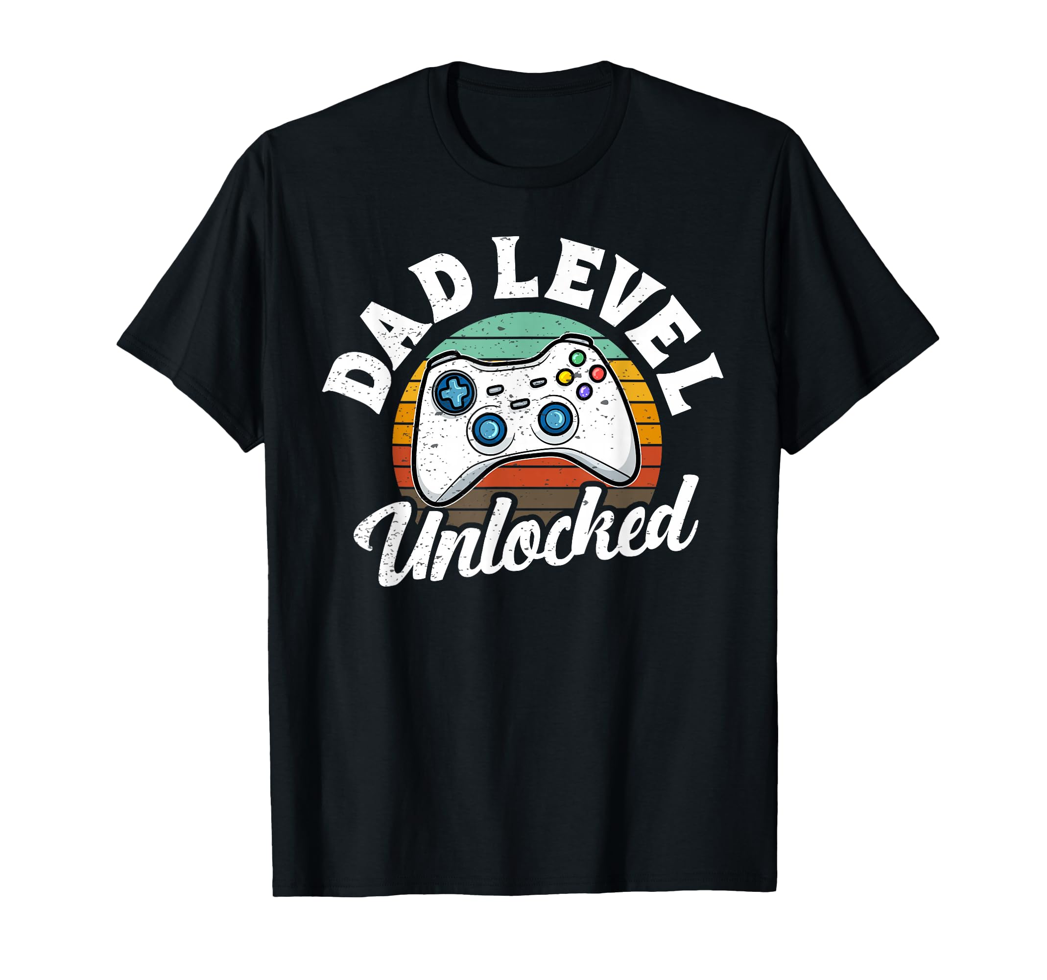 Dad Level Unlocked Fathers Day Papa New Dad T-Shirt - Graphic Print Unisex - T-Shirt, Sweatshirt, Hoodie