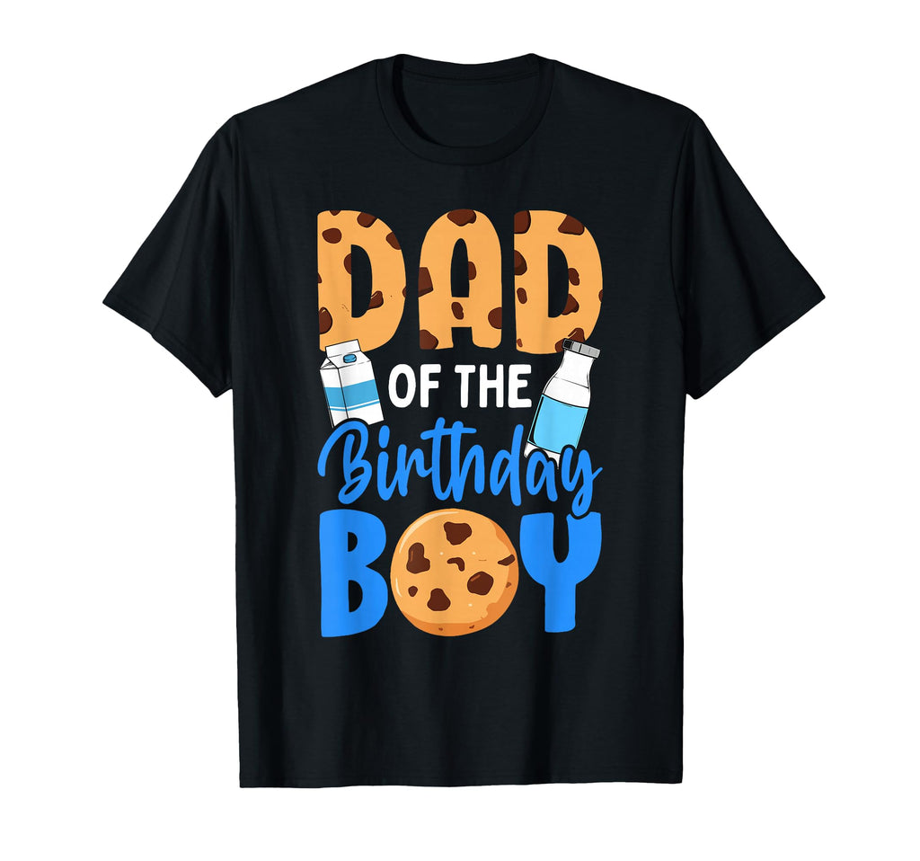 Dad Birthday Milk And Cookies T-Shirt - Casual Everyday Wear for Adults - T-Shirt, Sweatshirt, Hoodie
