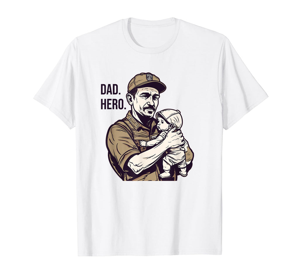 Dad Grandpa Veteran Veterans American T-Shirt - Minimalist Print Men Women - T-Shirt, Sweatshirt, Hoodie