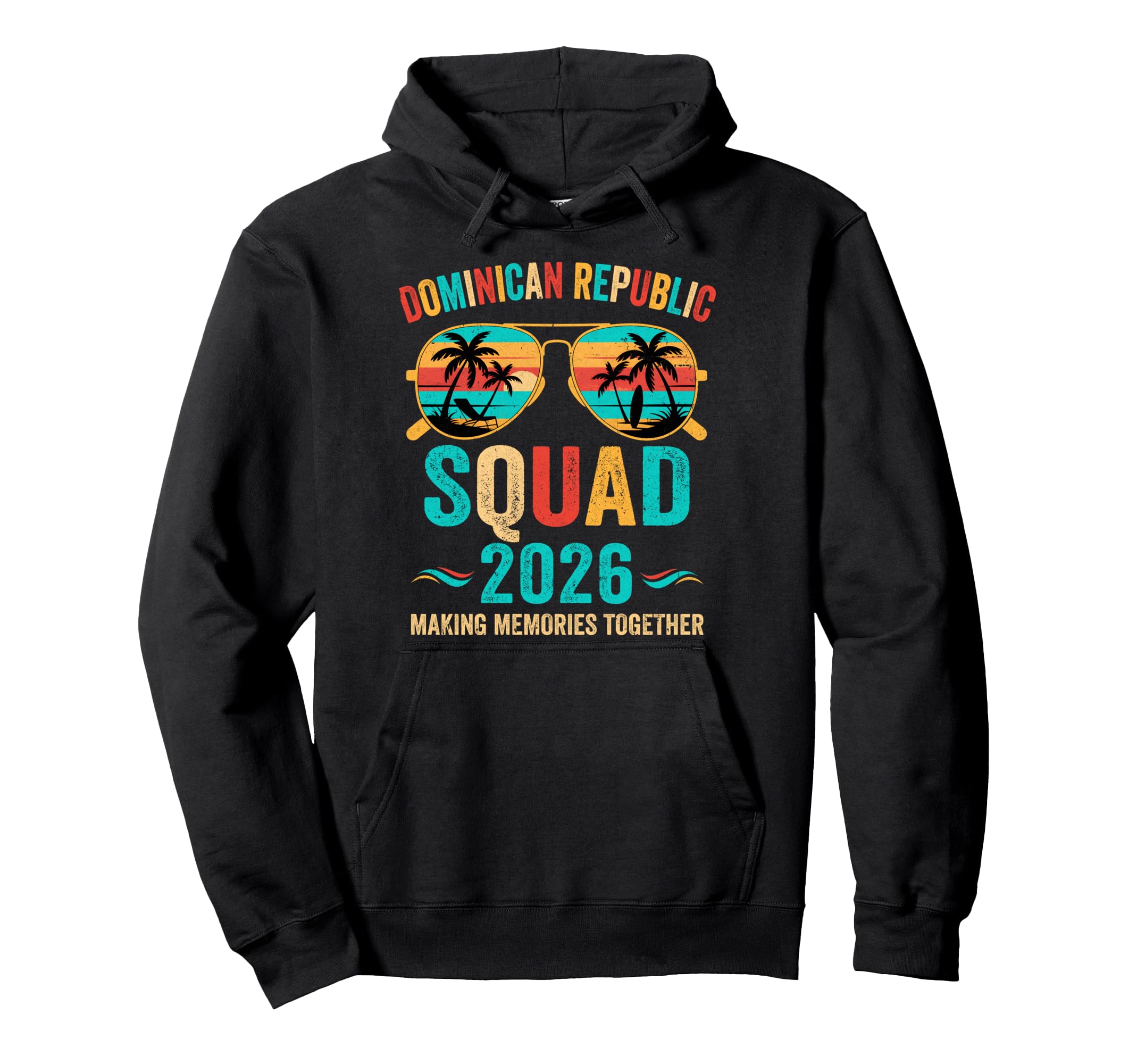 Dominican Republic Vacation Squad 2026 Hoodie - Minimalist Print Men Women - T-Shirt, Sweatshirt, Hoodie