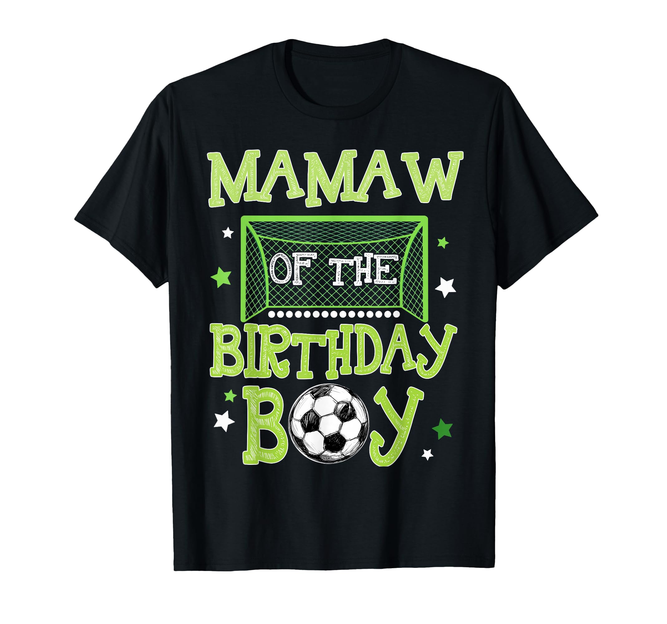 Mamaw Birthday Soccer Family Matching T-Shirt - Minimalist Print for Adults - T-Shirt, Sweatshirt, Hoodie