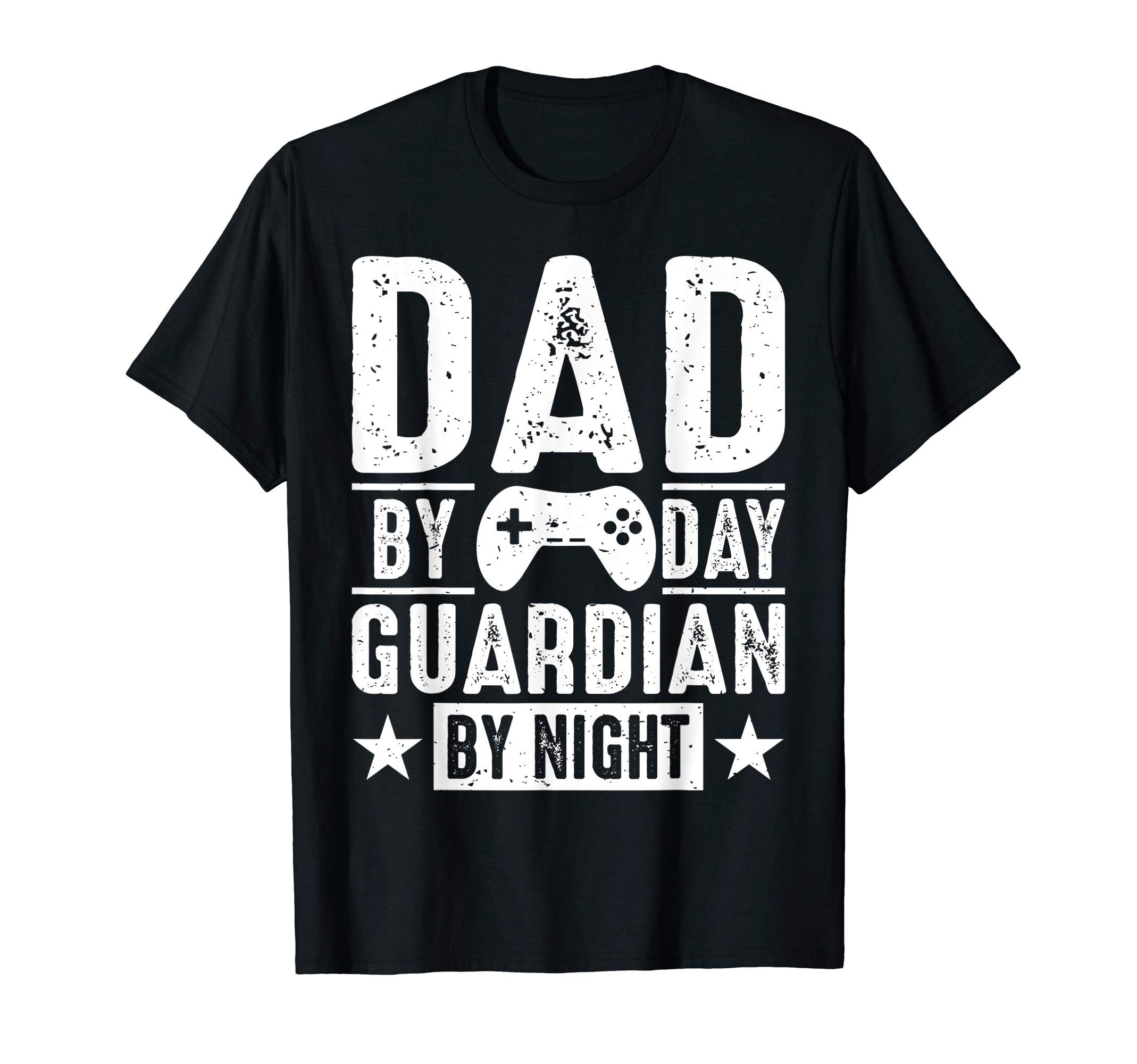 Gamer Dad Day Guardian Night Funny T-Shirt - Custom Art Print for Adults - T-Shirt, Sweatshirt, Hoodie