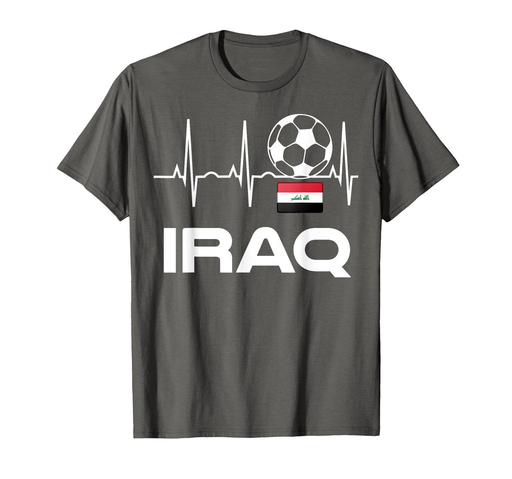 Iraq Soccer Jersey Iraqi Flag T-Shirt - Casual Everyday Wear Men Women - T-Shirt, Sweatshirt, Hoodie