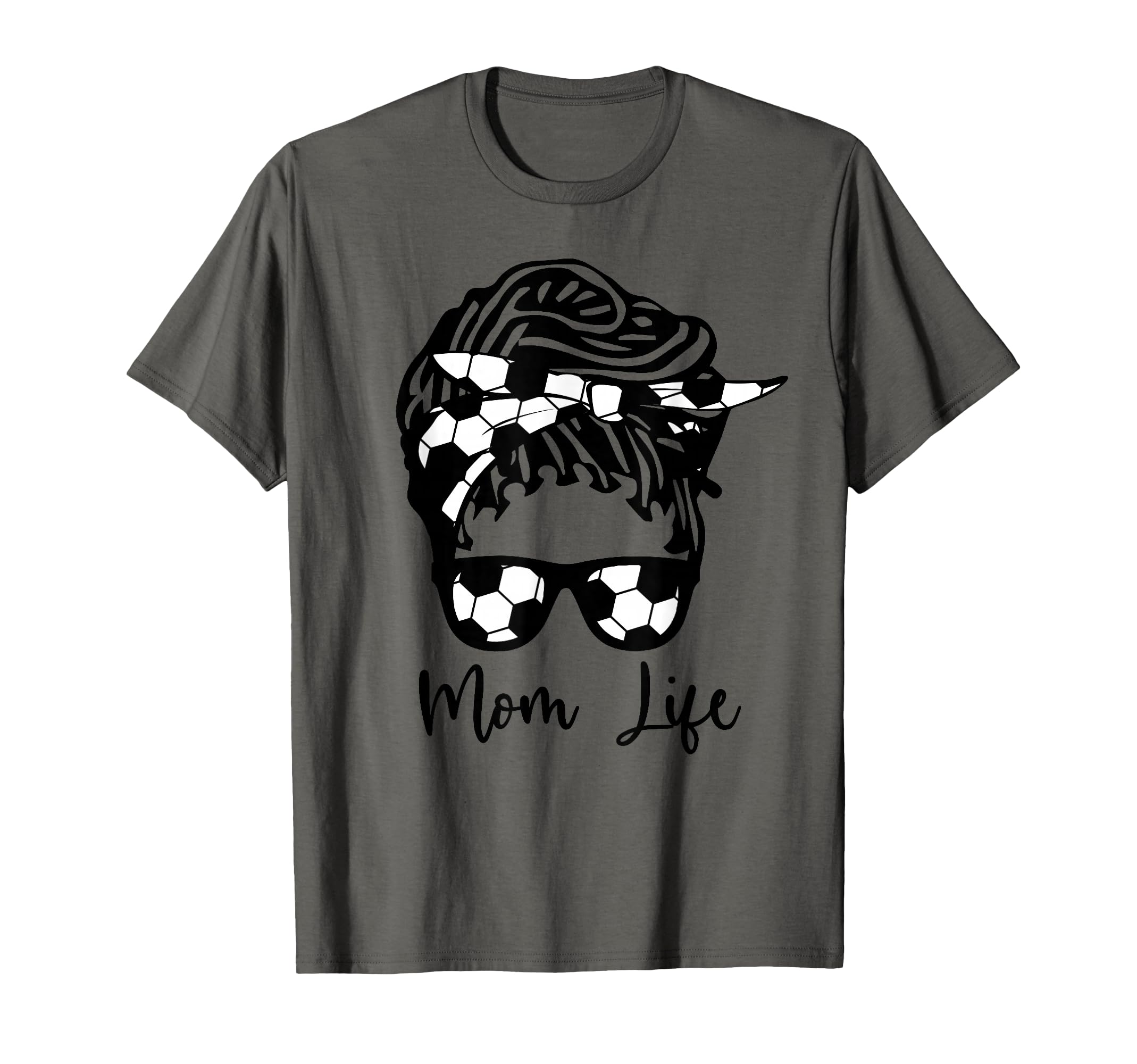 Soccer Mom African American Mom Life T-Shirt - Trendy Graphic for Adults - T-Shirt, Sweatshirt, Hoodie