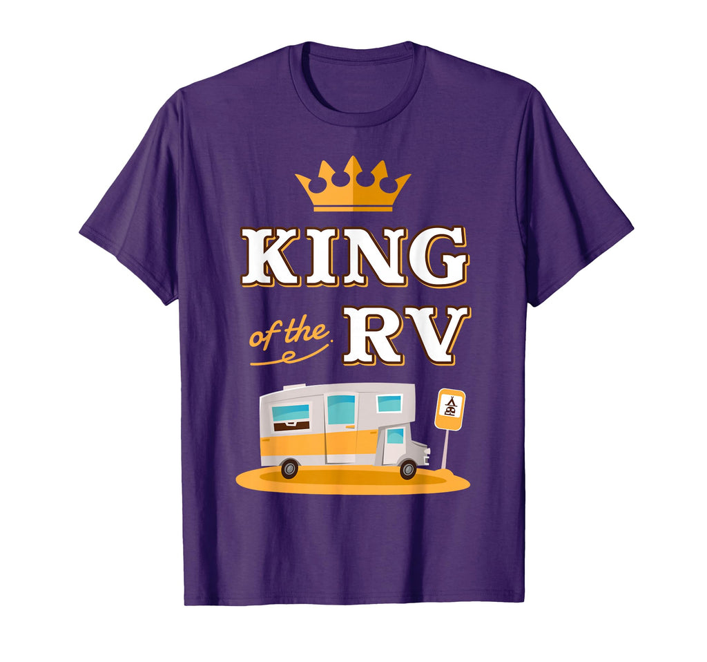 King Rv Fathers Day Motorhome T-Shirt - Fun Novelty Design for Adults - T-Shirt, Sweatshirt, Hoodie