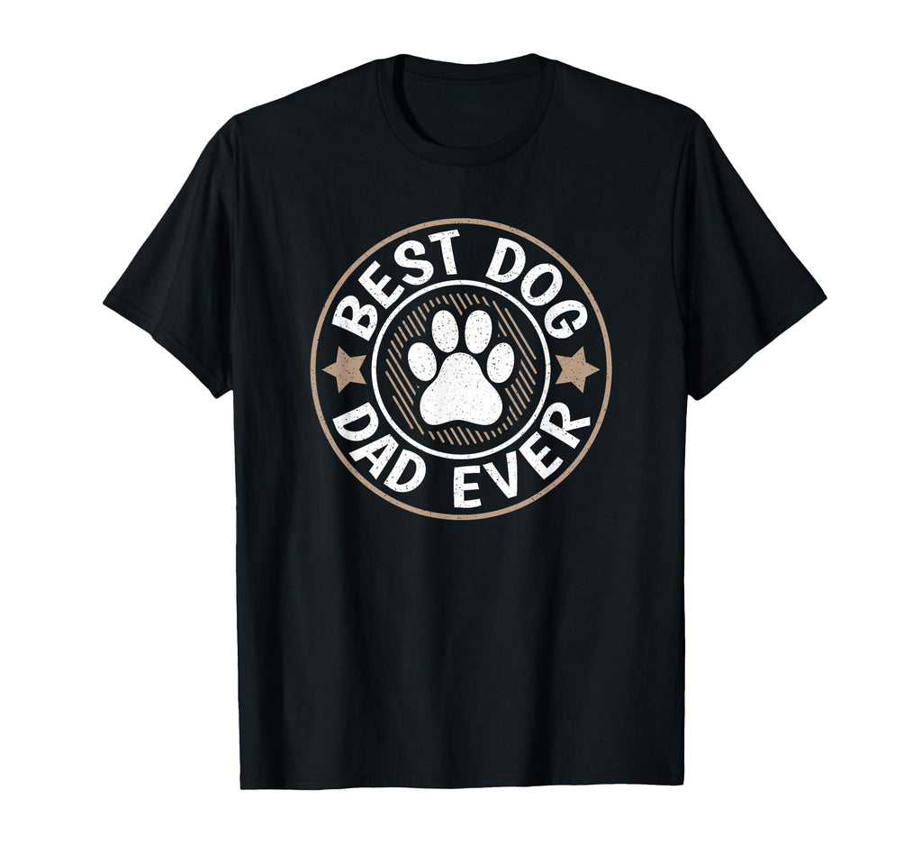 Best Dog Dad Ever Funny Dog Dad T-Shirt - Minimalist Print for Adults - T-Shirt, Sweatshirt, Hoodie