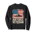 Air Force Veteran Us American Flag Sweatshirt - Custom Art Print Unisex - T-Shirt, Sweatshirt, Hoodie