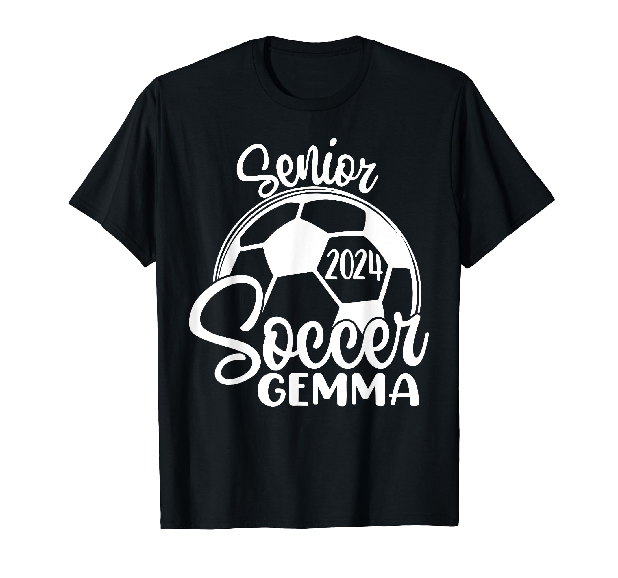 Senior Soccer Gemma 2024 Class 2024 T-Shirt - Custom Art Print for Adults - T-Shirt, Sweatshirt, Hoodie