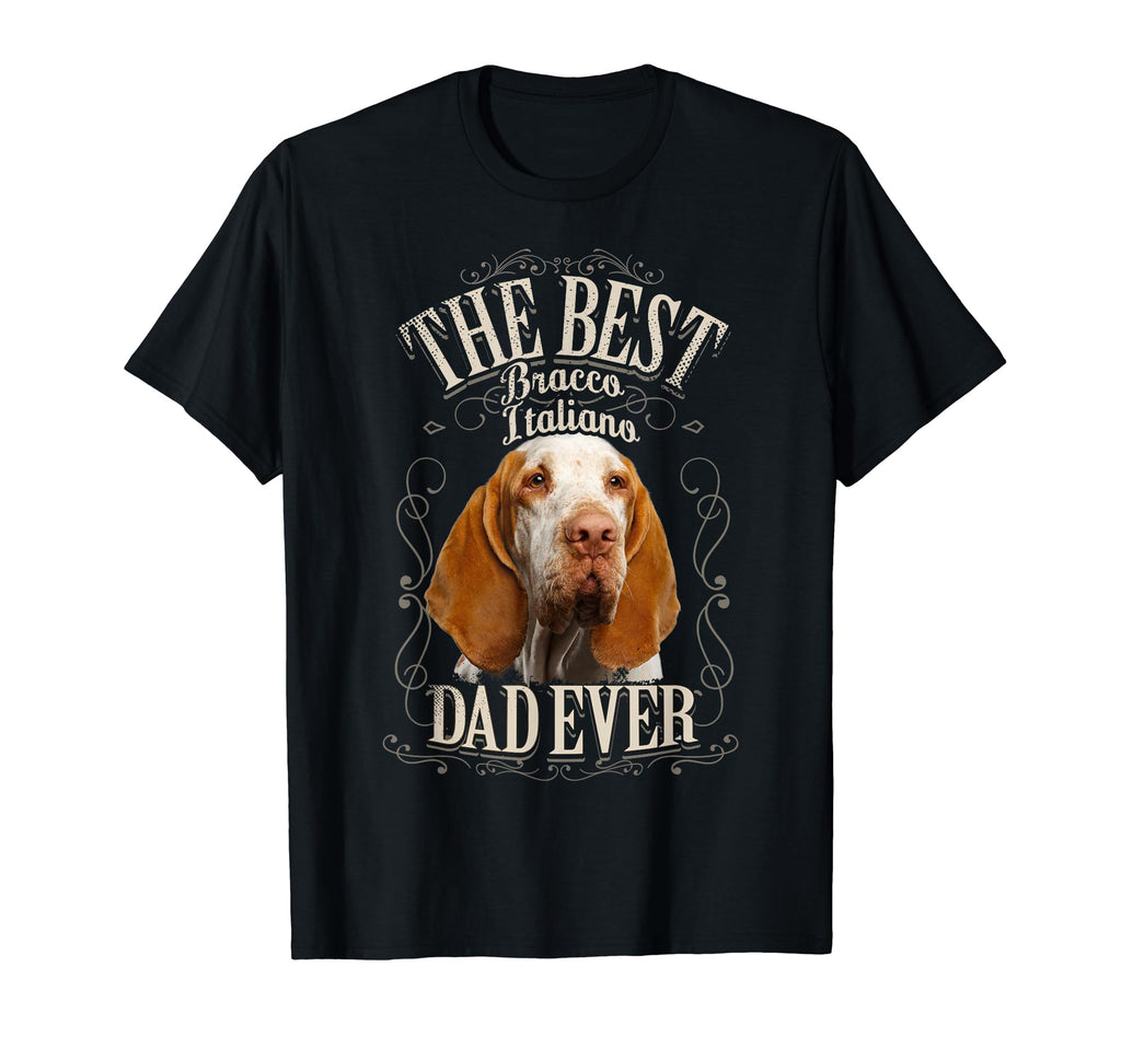 Best Bracco Italiano Dad Ever Dog T-Shirt - Custom Art Print Men Women - T-Shirt, Sweatshirt, Hoodie