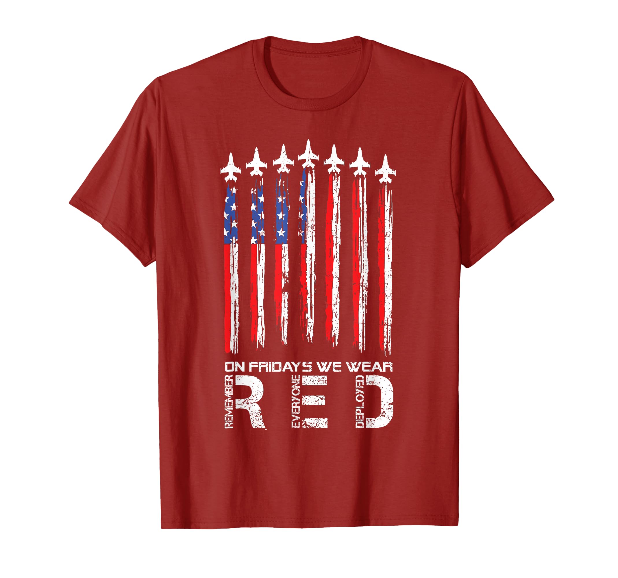Fridays We Wear Red Us Air Force T-Shirt - Fun Novelty Design Men Women - T-Shirt, Sweatshirt, Hoodie