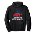 My Dad Rocks Daddy Pa Fathers Day Hoodie - Minimalist Print for Adults - T-Shirt, Sweatshirt, Hoodie