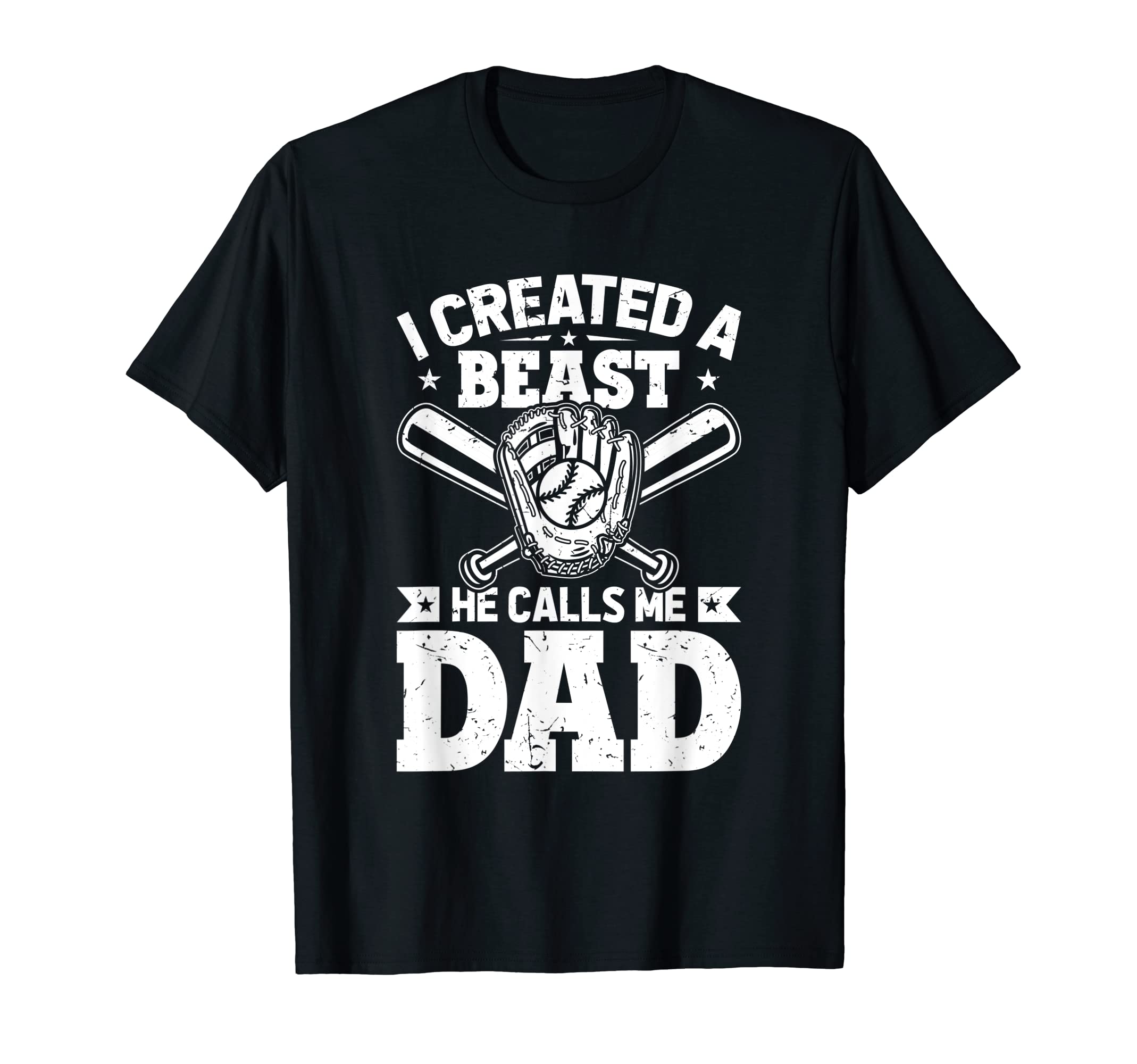 Mens Baseball Papa Funny Fathers T-Shirt - Fun Novelty Design for Adults - T-Shirt, Sweatshirt, Hoodie