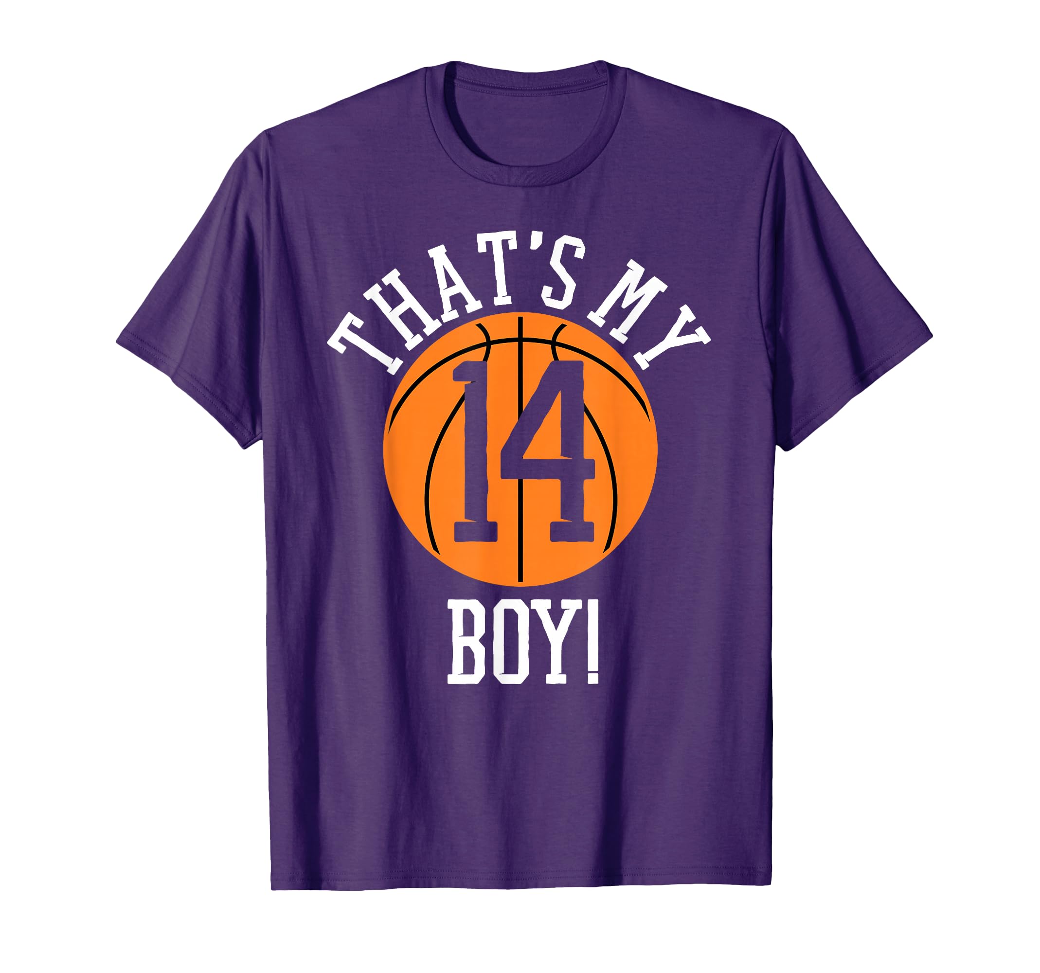 My 14 Basketball Number 14 Jersey T-Shirt - Casual Everyday Wear Men Women - T-Shirt, Sweatshirt, Hoodie