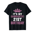 Grandpa Grandma Its My Granddaughters T-Shirt - Custom Art Print Men Women - T-Shirt, Sweatshirt, Hoodie