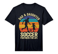 Mens Dad And Daughter Soccer Partners Life T-Shirt - Unique Graphic Unisex - T-Shirt, Sweatshirt, Hoodie