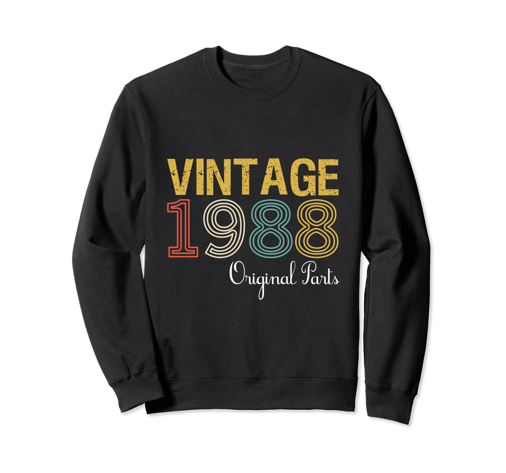 Year 1988 Gift Birthday Mom Dad Sweatshirt - Trendy Graphic Unisex - T-Shirt, Sweatshirt, Hoodie