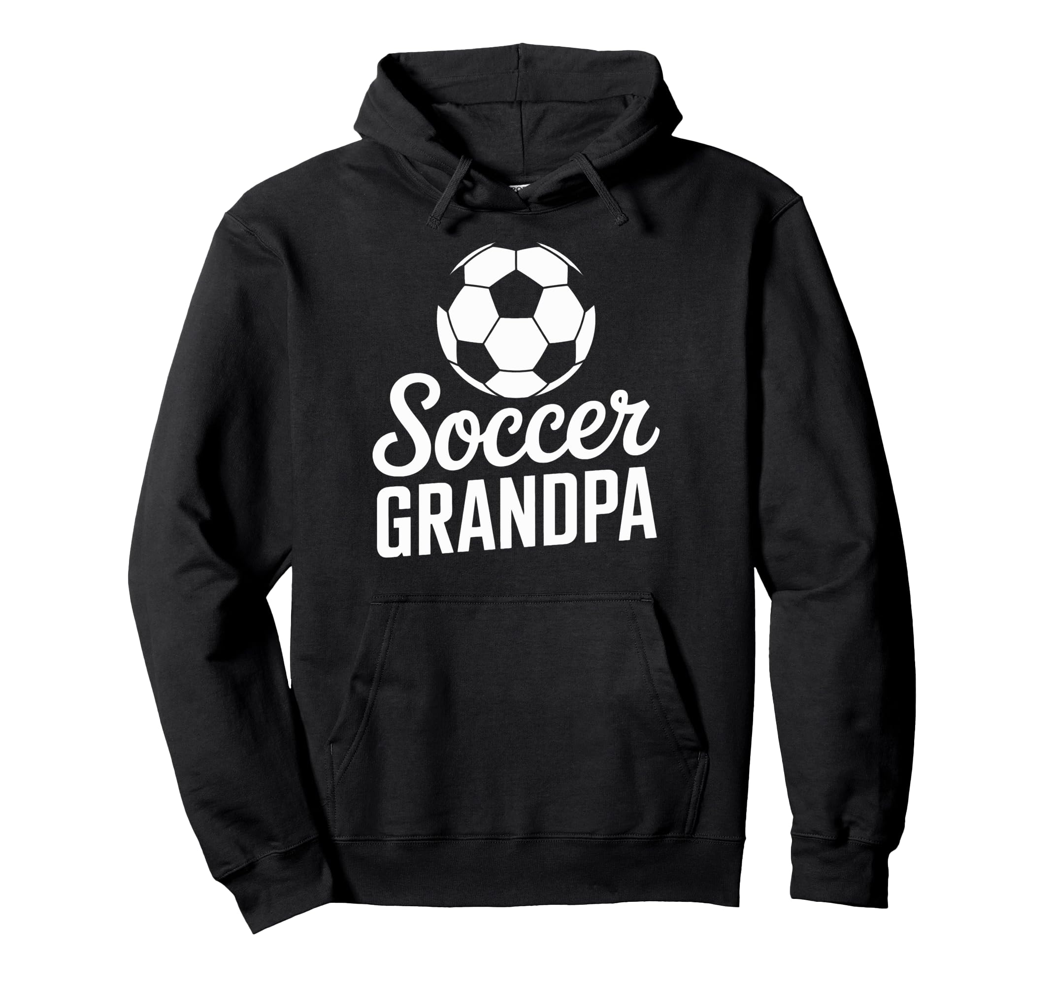 Soccer Grandpa Football Lover Grandpa Hoodie - Minimalist Print for Adults - T-Shirt, Sweatshirt, Hoodie