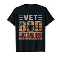 Vet Bod Like Dad Bod Veteran American Flag T-Shirt - Trendy Graphic Unisex - T-Shirt, Sweatshirt, Hoodie