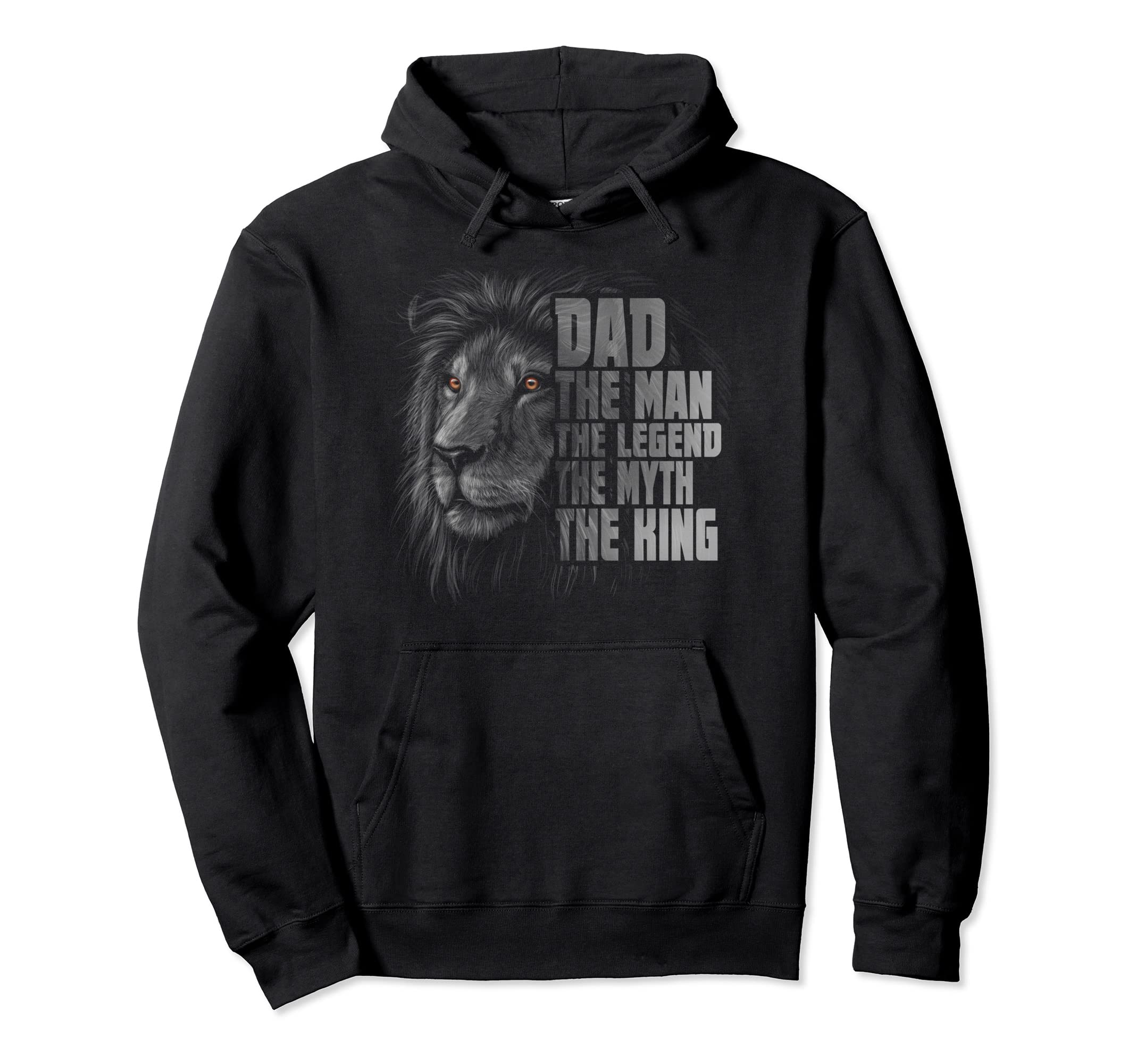 Dad Legend Myth King Hoodie - Novelty Apparel for Adults - T-Shirt, Sweatshirt, Hoodie