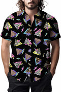 Mens 80s 90s for Men Casual Button Down Short Sleeve - Adult & Kids T-Shirts, Sweatshirts & Hoodies apparel design preview 1