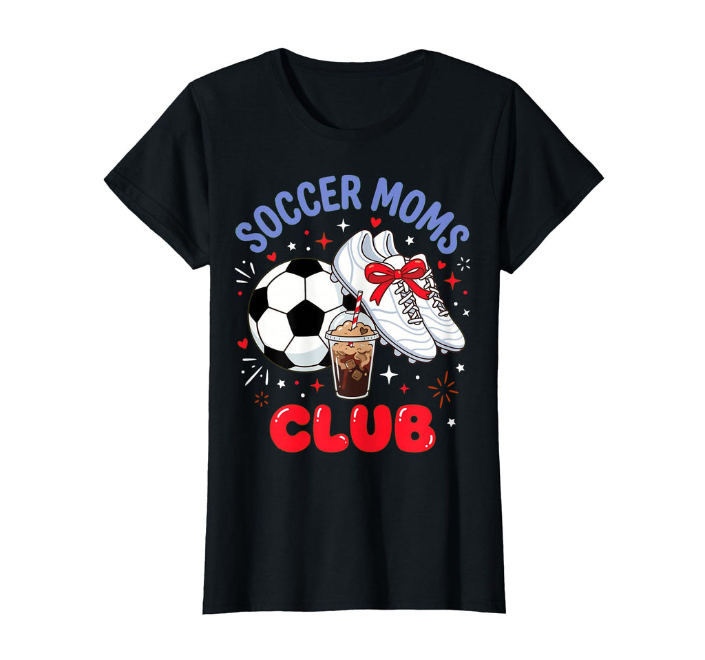Soccer Moms Club Soccer Cleats T-Shirt - Aesthetic Graphic Men Women - T-Shirt, Sweatshirt, Hoodie