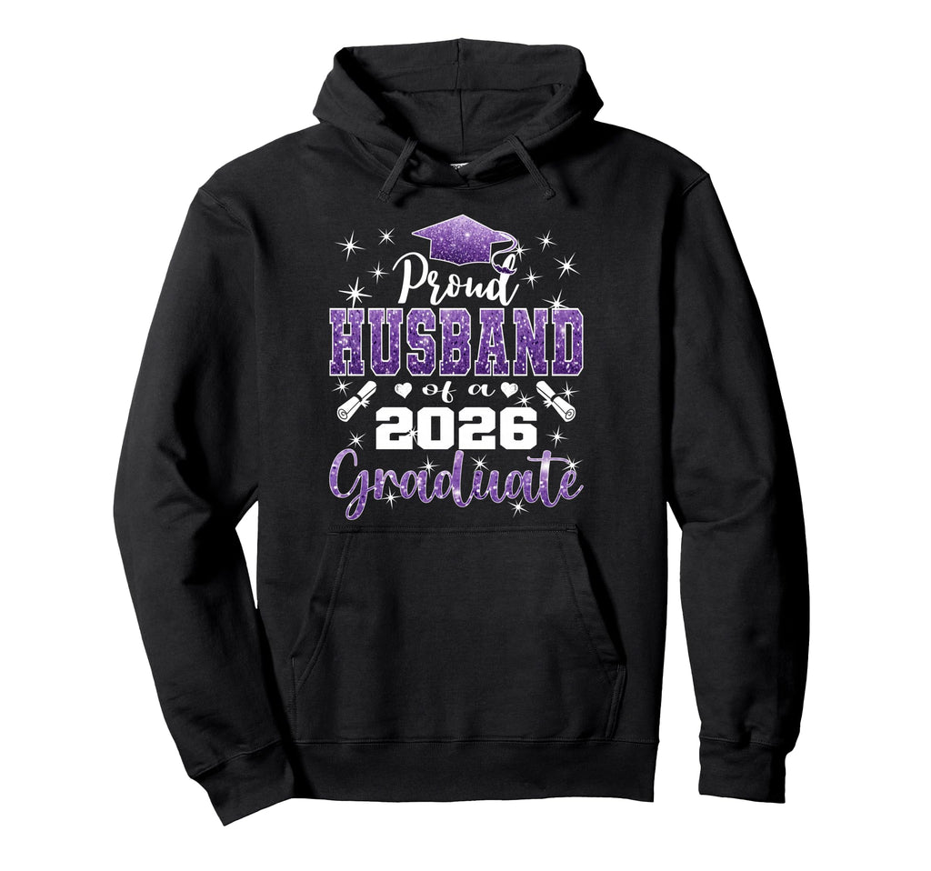Super Proud Husband 2026 Graduate Hoodie - Unique Graphic Men Women - T-Shirt, Sweatshirt, Hoodie
