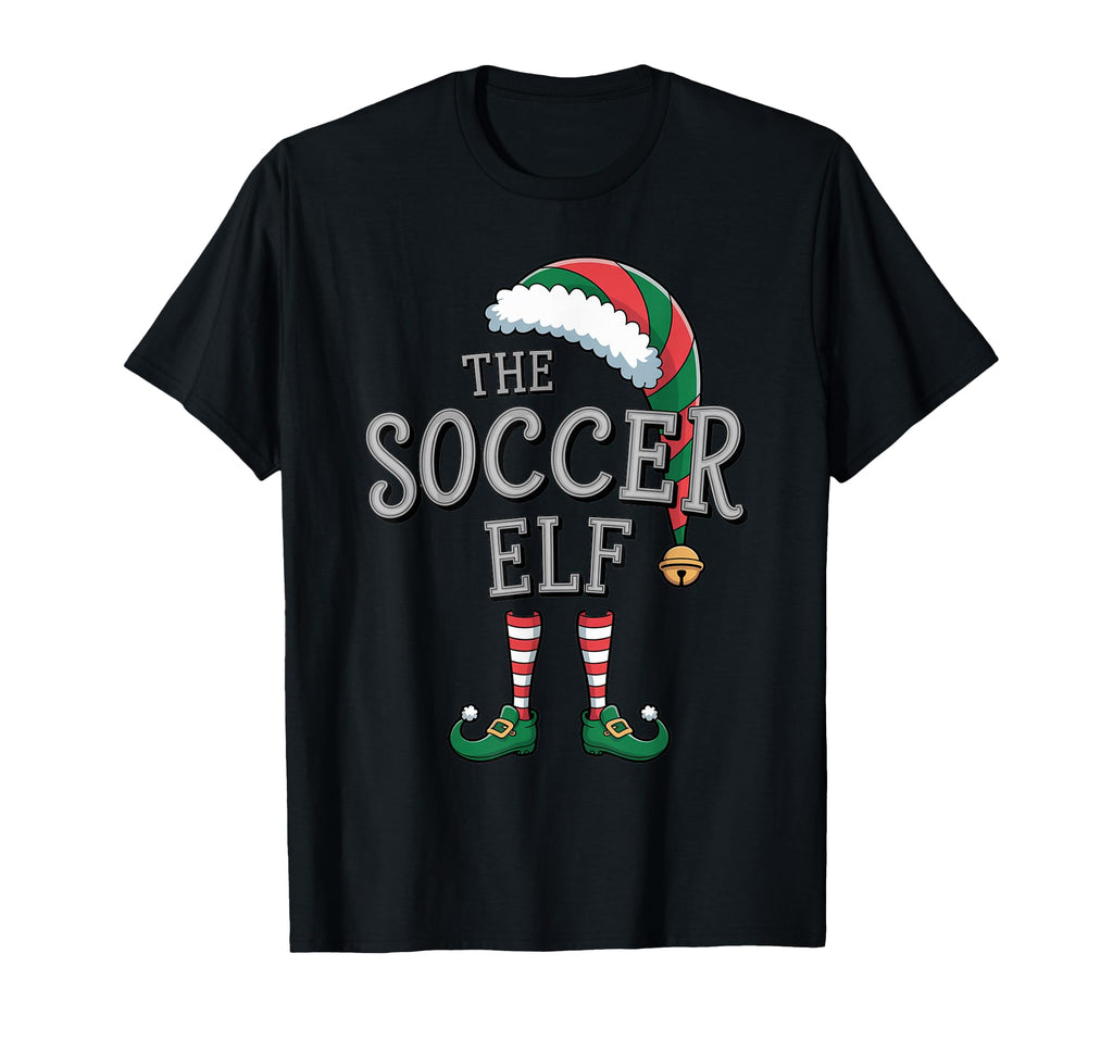 Soccer Elf Matching Family Soccer Elf T-Shirt - Custom Art Print for Adults - T-Shirt, Sweatshirt, Hoodie