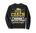 Proud Coach 2026 Valedictorian Sweatshirt - Minimalist Print Men Women - T-Shirt, Sweatshirt, Hoodie