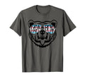 Trans Papa Bear Proud Dad Ally T-Shirt - Minimalist Print Men Women - T-Shirt, Sweatshirt, Hoodie