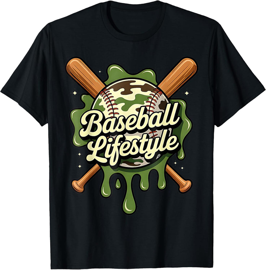 Baseball Life Style 101 Apparel Youth Drip Boys - Adult & Kids T-Shirts, Sweatshirts & Hoodies apparel design preview 1